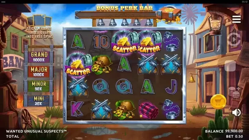 Wanted Unusual Suspects slot screenshot 2