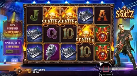 Wild Skullz slot screenshot 2