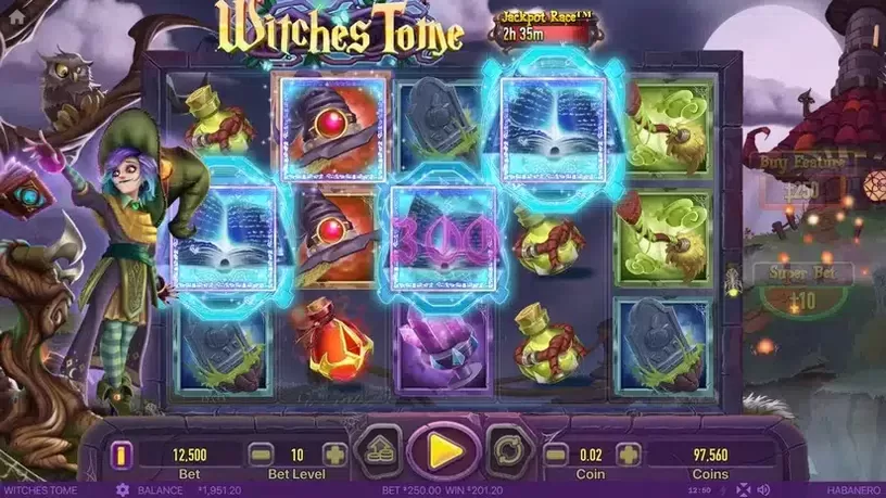 Witches Tome slot screenshot 5