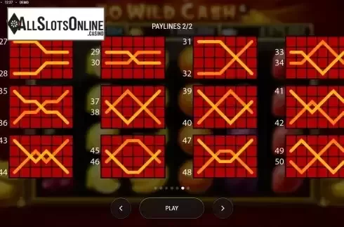 Paylines screen 2