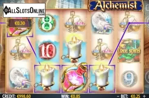 Win screen 1. Alchemist (Octavian Gaming) from Octavian Gaming