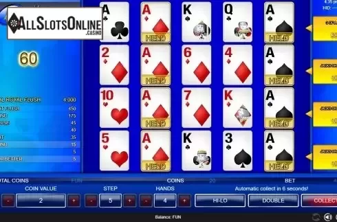 Game Screen 5. All American 4 Hands from Espresso Games