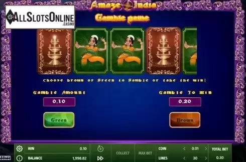 Gamble Double Up Risk Game Screen