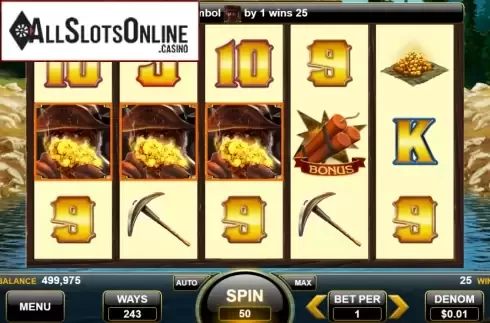 Win Screen 1. American Gold Rush from Spin Games