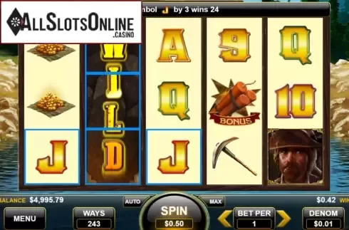 Win Screen 2. American Gold Rush from Spin Games