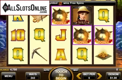Win Screen 3. American Gold Rush from Spin Games