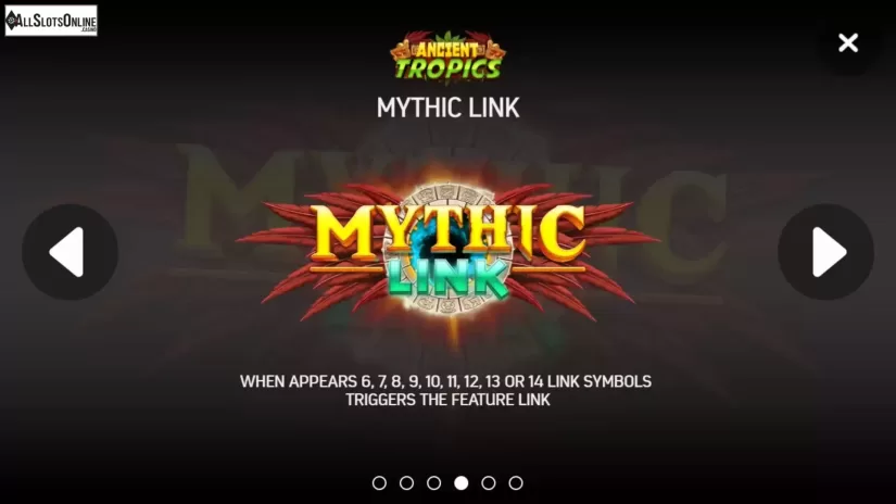 Mythic link feature screen