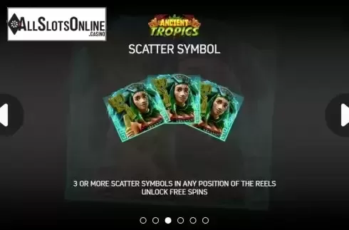 Scatter symbol screen