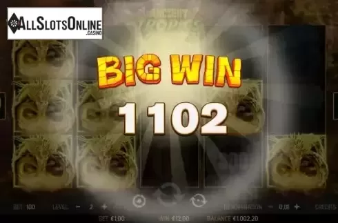 Big Win screen