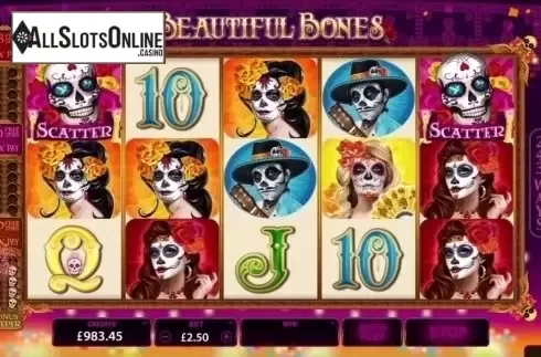 Screen 5. Beautiful Bones from Microgaming