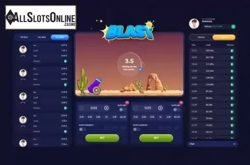 Game Screen. Blast from BetConstruct
