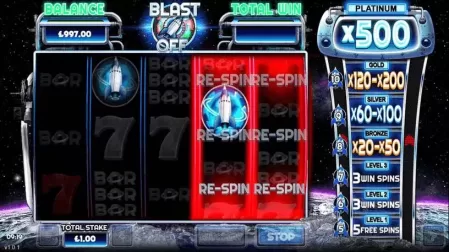 Blast Off slot screenshot 2
