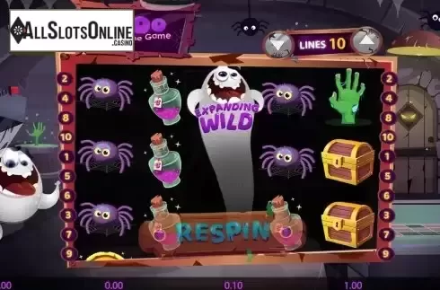 Expanding Wild with Respins Screen
