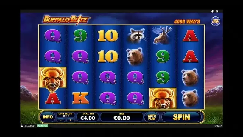 Buffalo Blitz slot screenshot 1