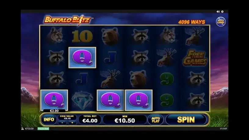 Buffalo Blitz slot screenshot 3