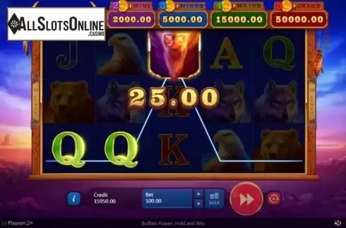 Win Screen 3. Buffalo Power Hold and Win from Playson