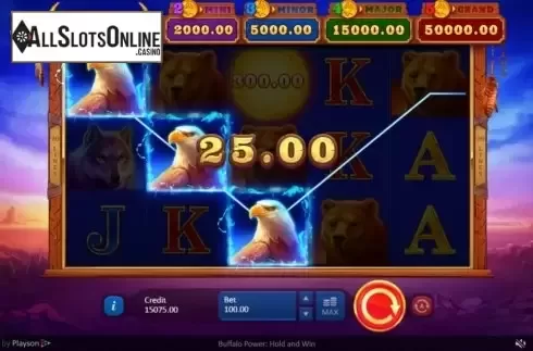 Win Screen 2. Buffalo Power Hold and Win from Playson