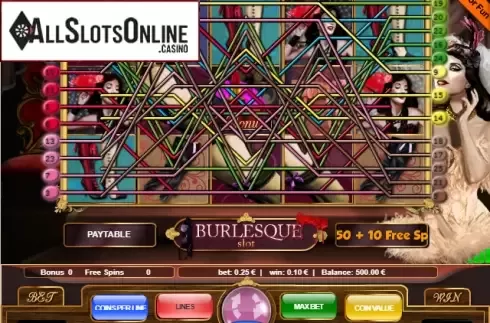 Screen4. Burlesque from Portomaso Gaming
