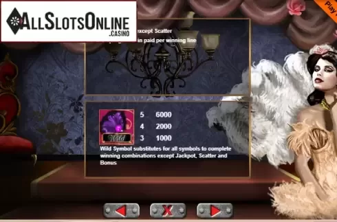 Screen5. Burlesque from Portomaso Gaming