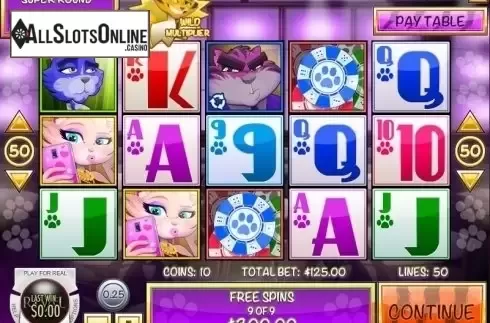 Screen7. Catsino from Rival Gaming