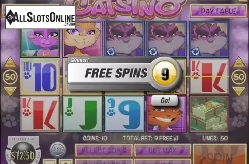 Screen6. Catsino from Rival Gaming