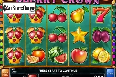 Reel Screen. Cherry Crown from Casino Technology
