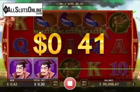 Win screen 3. Chinese Valentines Day from KA Gaming