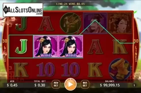 Win screen 2. Chinese Valentines Day from KA Gaming