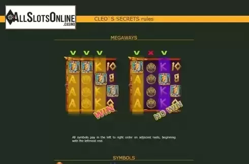 Megaways screen