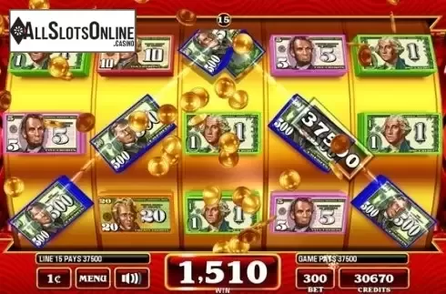 Win Screen 3. Crazy Money Deluxe from Incredible Technologies