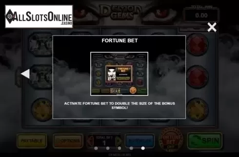 Paytable 5. Demon Gems from Inspired Gaming