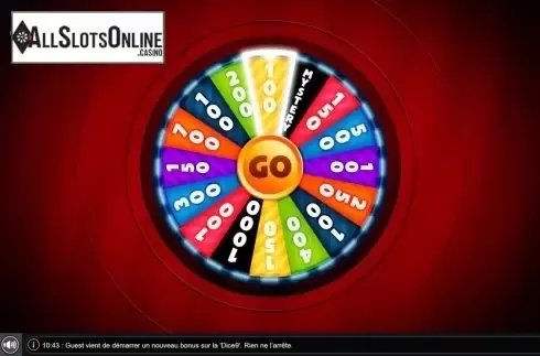 Bonus Wheel. Dice 9 from GAMING1