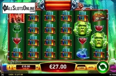 Win screen. Dr Frankenstein from Ruby Play