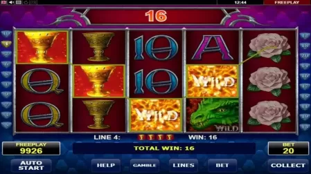Dragons Kingdom slot screenshot 2