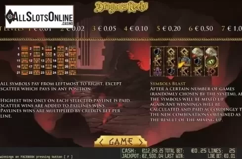 Winlines. Dragon's Reels HD from World Match