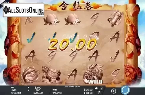 Win screen. Dragons Scroll from Genesis