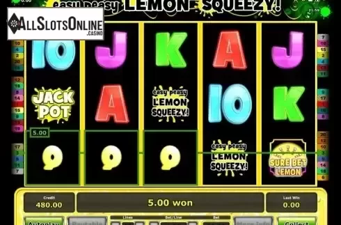 Win. Easy peasy Lemon squeezy from Greentube