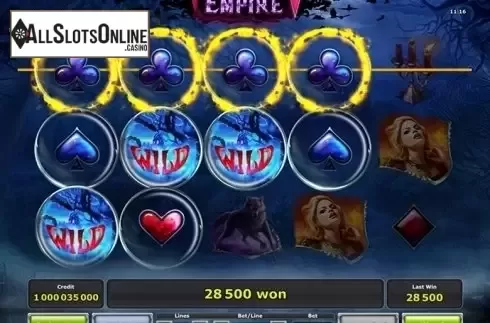 Screen2. Empire V from Greentube