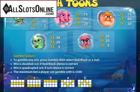 Screen3. Fish Toons from Cozy