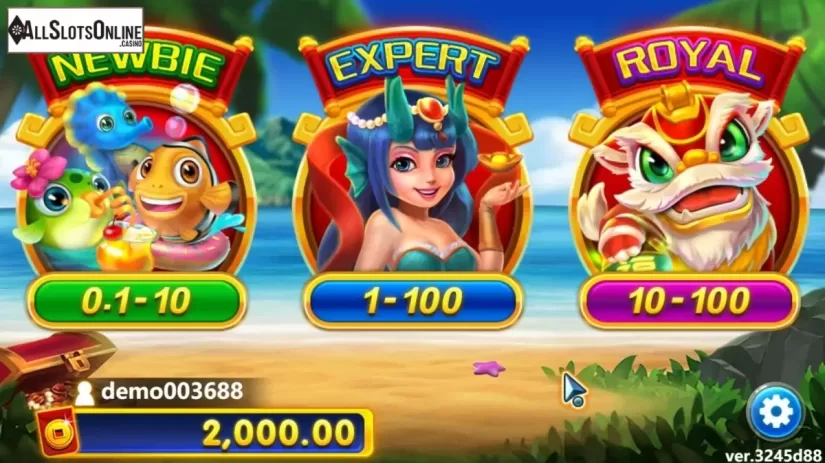 Start Screen. Fishing Yilufa from JDB168