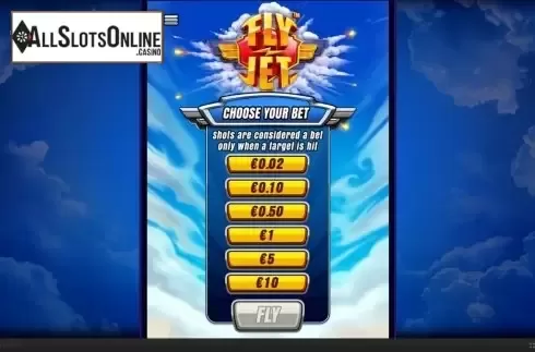 Start Screen. Fly Jet from Skywind Group