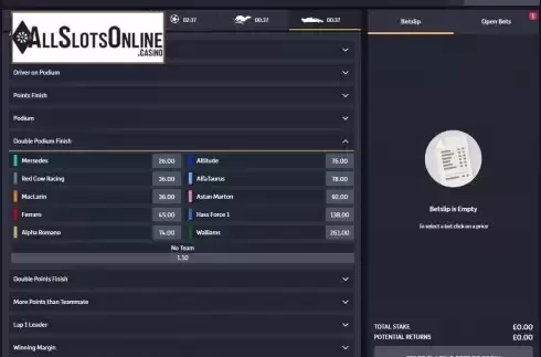 Choose ur bet Screen
