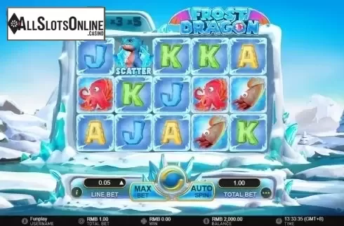Reel Screen. Frost Dragon from GamePlay