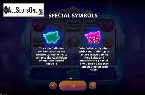 Game Features screen 3
