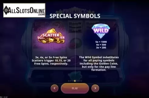 Game Features screen 4