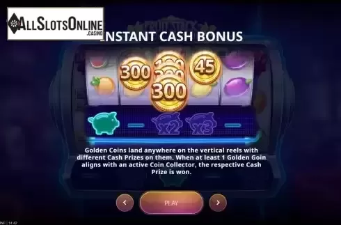 Game Features screen