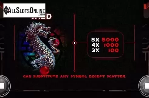 Wild feature screen