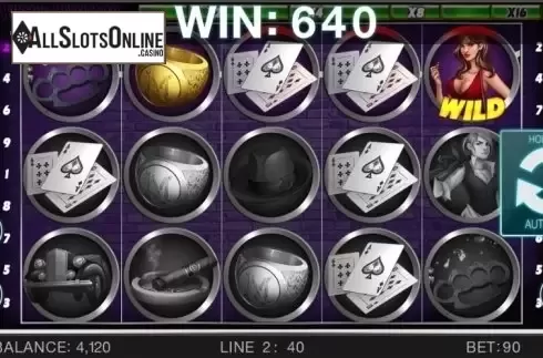 Screen 7. Gangster's Slot from Spinomenal