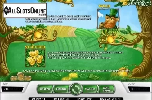 Screen6. Golden Shamrock from NetEnt