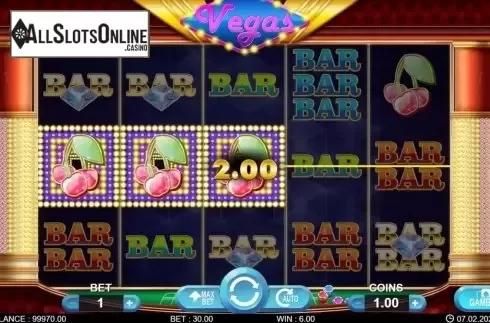 Win screen 1. Golden Vegas from 7mojos